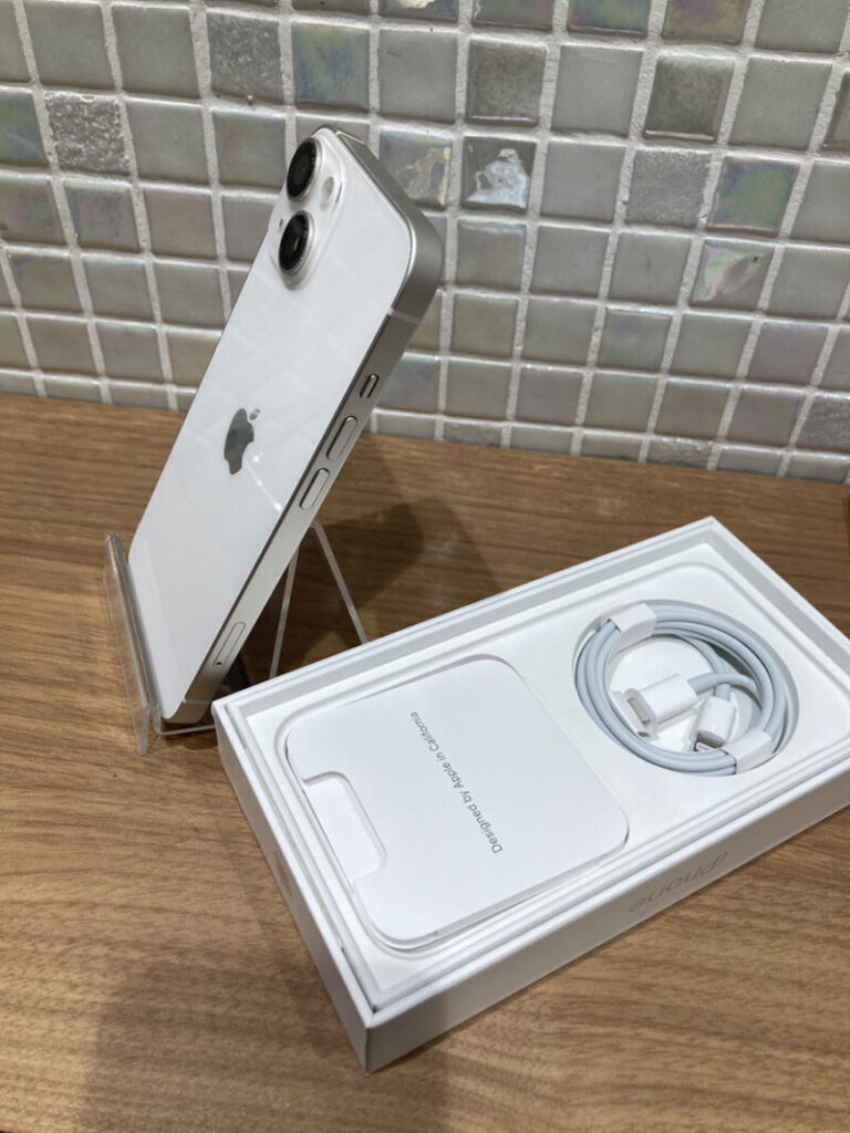 iPhone14 128GB ドコモ〇 箱あり付属品未使用 中古品 【錦糸町PARCO