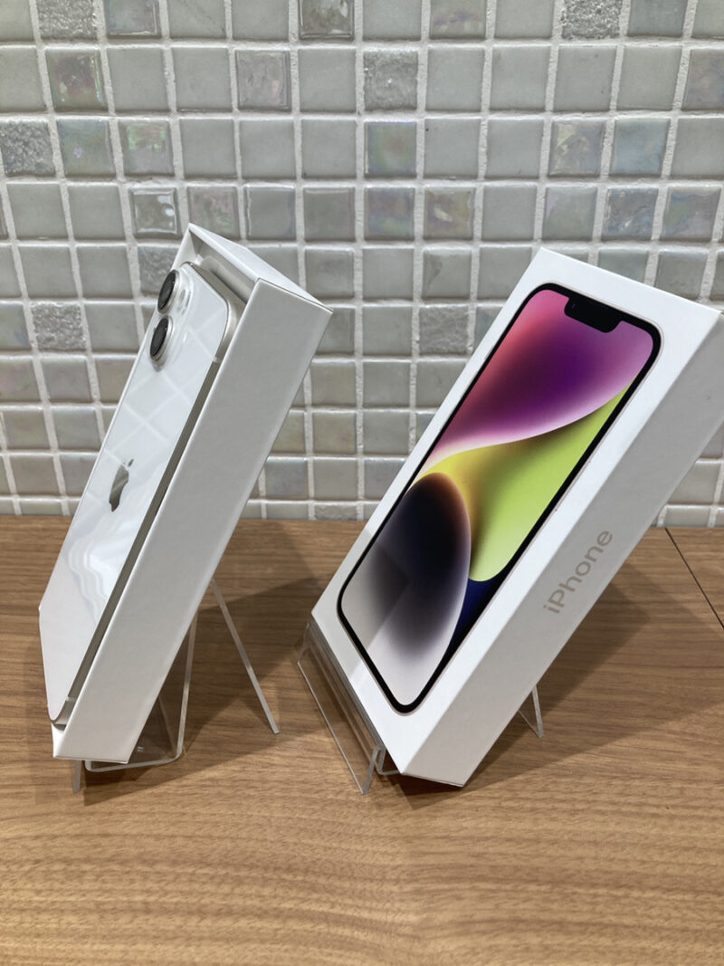 iPhone14 128GB ホワイト　SIMフリー交換品　中古品　【錦糸町PARCO】