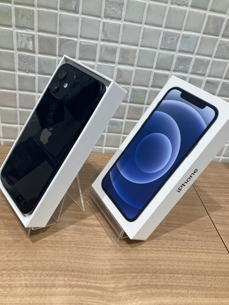 iPhone12 64GB ブルー　SIMロックなし　ドコモ○ 中古品　【錦糸町PARCO】