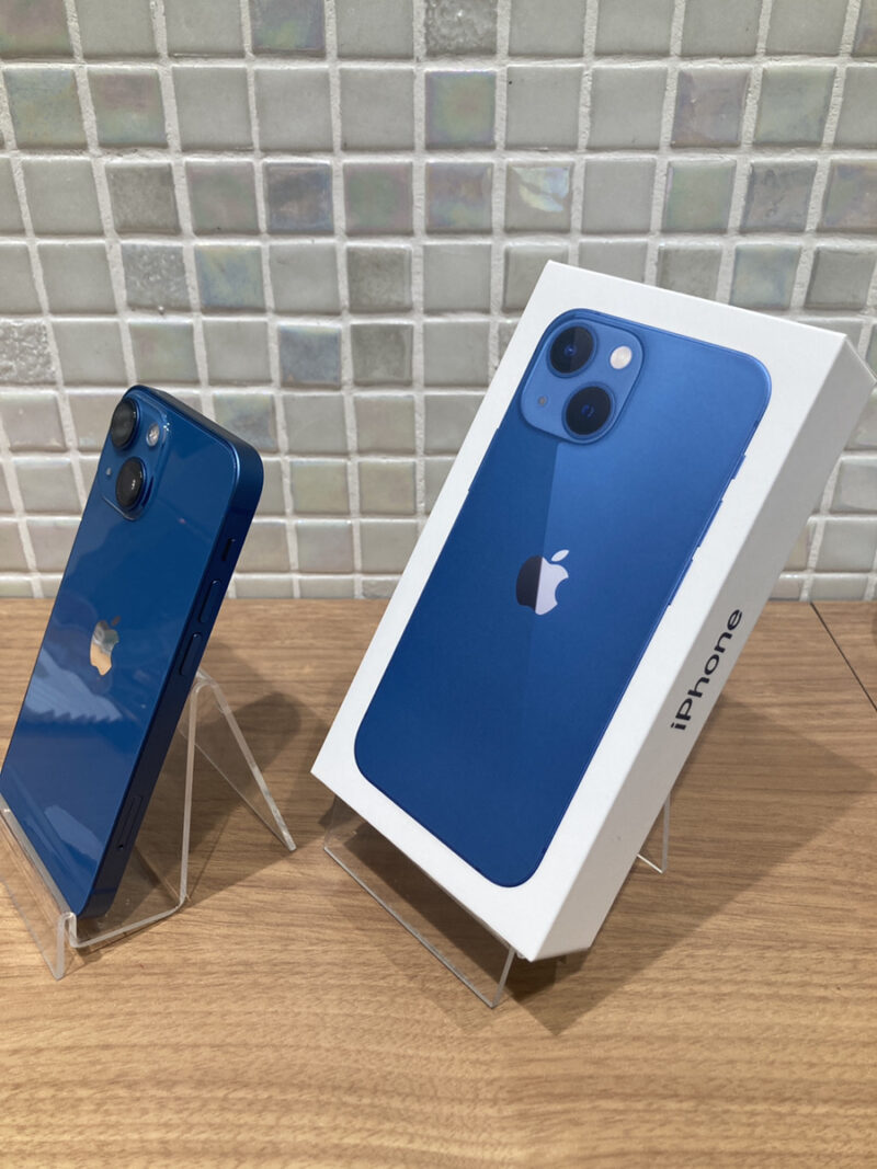 iPhone13mini 128GB ブルーSIMロックなし 楽天◯ 中古品【錦糸町PARCO】