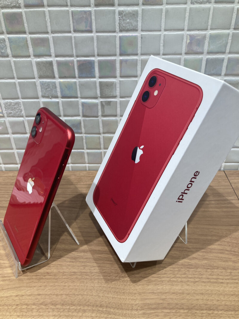 iPhone11 128GB レッド　利用判定ー　中古品　【錦糸町PARCO】