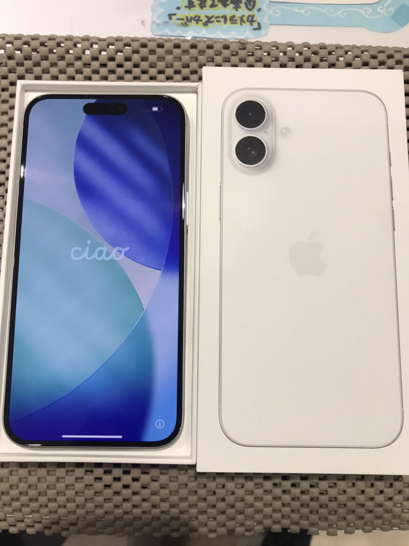 iPhone16Plus 128GB SIMフリー 本体、箱【COCO東急プラザ蒲田】