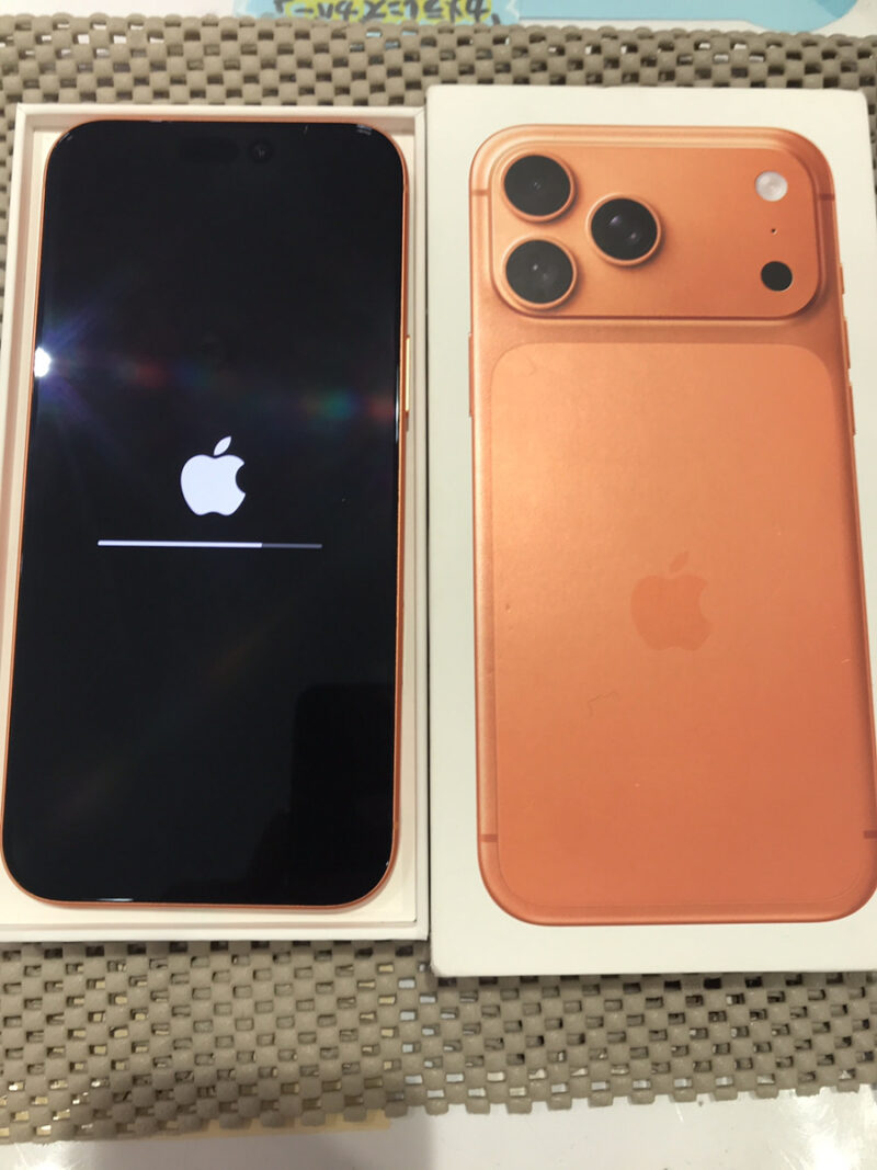 iPhone17ProMax 512GB コズミックオレンジ SIMフリー 本体、箱【COCO東急プラザ蒲田】