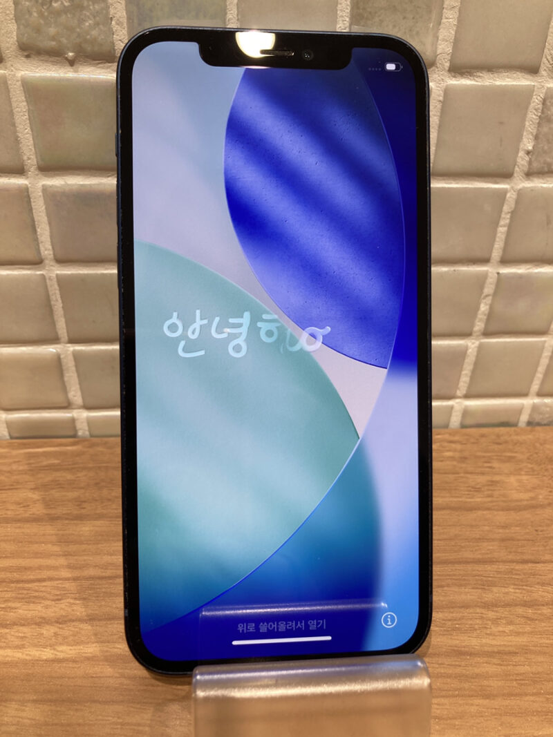 iPhone12 128GB ブルー　au〇　中古本体のみ　【錦糸町PARCO】