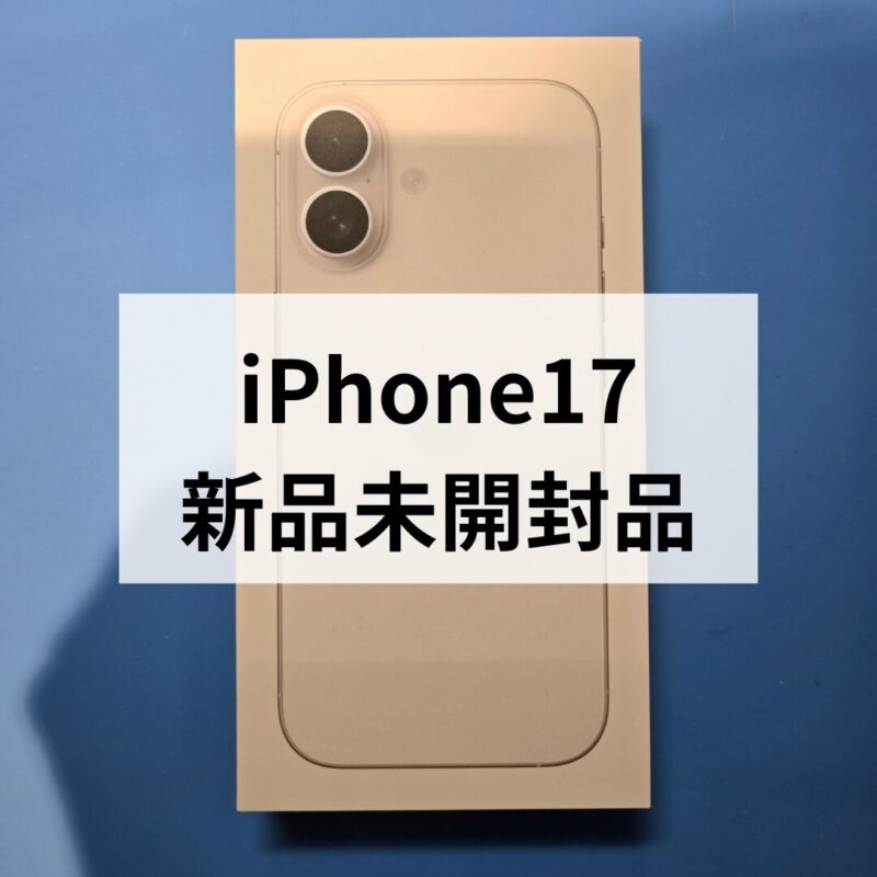 iPhone17・256GB・SIMフリー・ネットワーク利用制限対象外【クイック天神地下街店】
