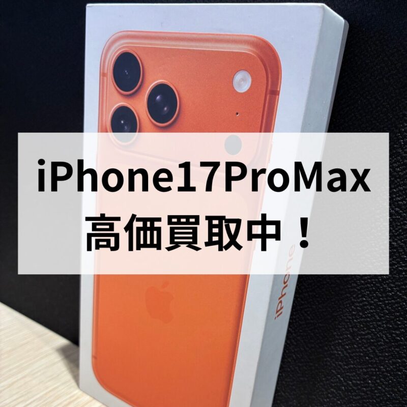 iPhone17ProMax・1TB・SIMフリー・ネットワーク利用制限対象外【クイック天神地下街店】