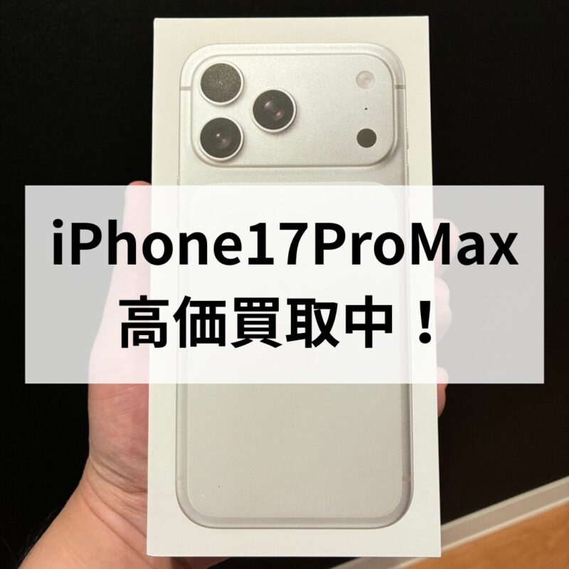 iPhone17ProMax・2TB・SIMフリー・ネットワーク利用制限対象外【クイック天神地下街店】