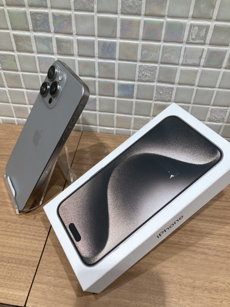 iPhone15Promax　1TB AppleSIMフリー　交換品新品　【錦糸町PARCO店】