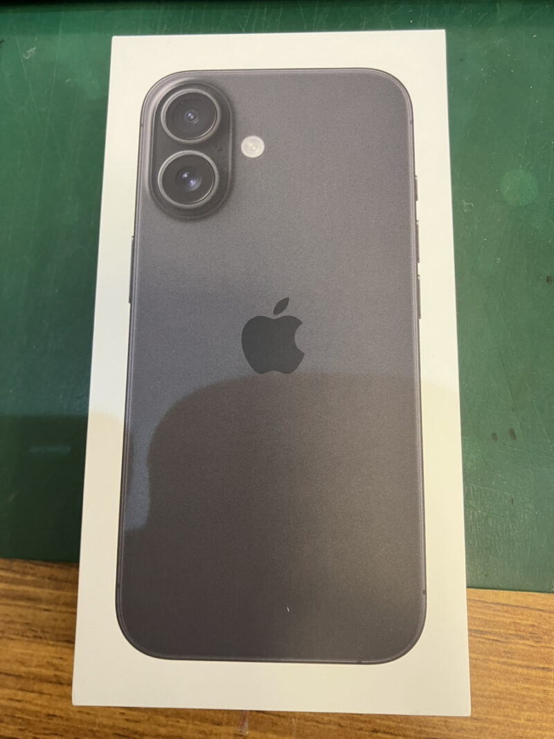 iPhone16 128GB ブラック AppleSIMフリー　新品未開封　【藤沢OPA店】