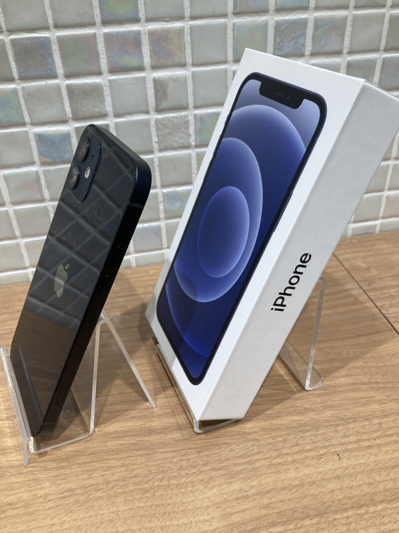 iPhone12　64GB　ブラック　AppleSIMフリー　交換品未使用品　【錦糸町PARCO店】