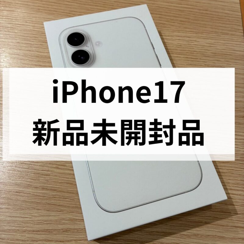 iPhone17・256GB・SIMフリー・ネットワーク利用制限対象外【クイック天神地下街店】