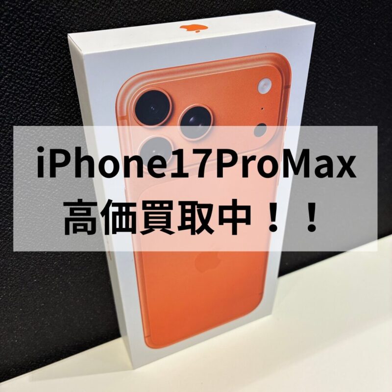 iPhone17ProMax・1TB・SIMフリー・ネットワーク利用制限対象外【クイック天神地下街店】