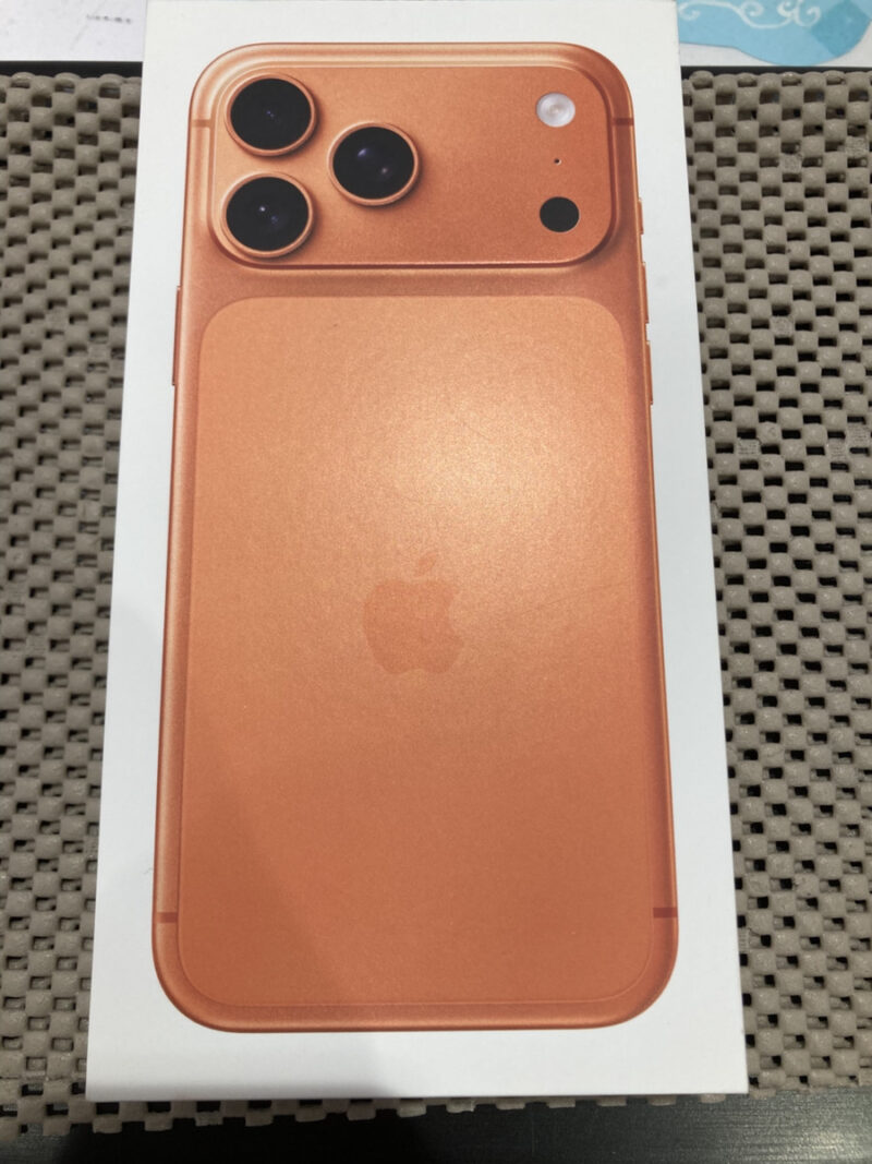 iPhone17ProMax 1TB コズミックオレンジ 新品未開封 SIMフリー【COCO東急プラザ蒲田】