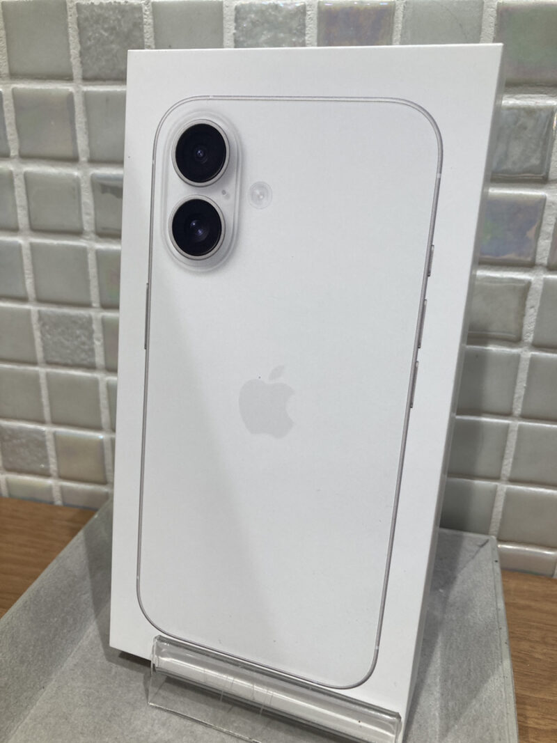iPhone16 128GB ホワイト SIMフリー 新品未開封品【錦糸町PARCO店】