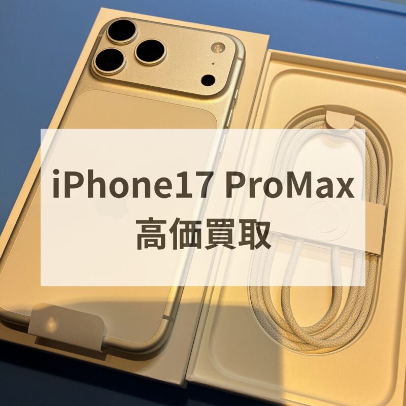 iPhone17 Pro Max・2TB・SIMフリー・ネットワーク利用制限対象外【クイック天神地下街店】