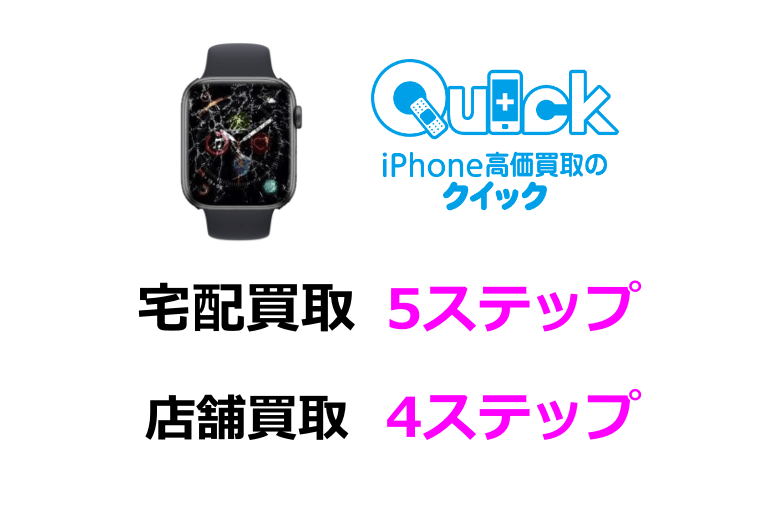 Apple Watchのジャンク品を中古買取に出す
