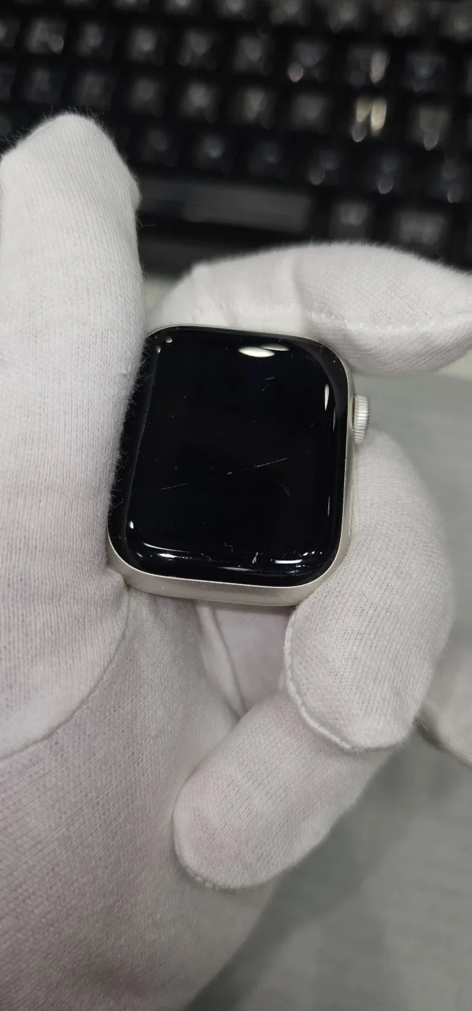 【イオンモール福岡店】Apple Watch series7 41mm GPS + Cellular 32GB を3,000円で買取しました！